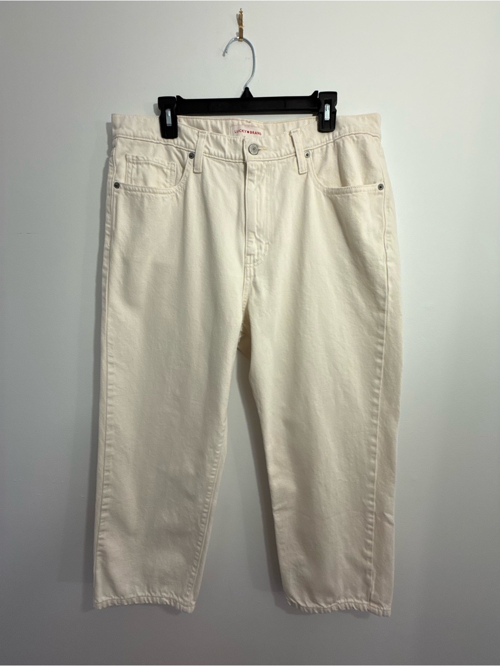 Preppy Western Lucky Brand Off-White Denim Jeans